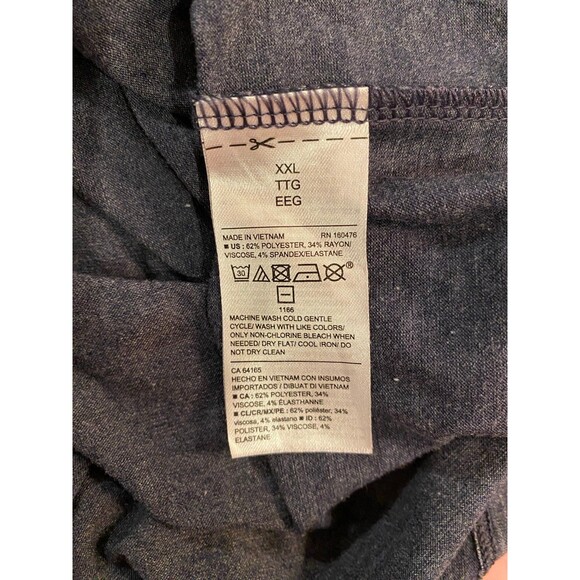 TWO Old Navy Dresses Plus Size XXL Green & Gray T-Shirt Stretchy Soft Casual - Picture 10 of 12